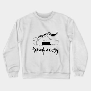 Shoe sneakers with logo trendy and cosy Crewneck Sweatshirt